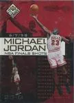 1998-99 UD Choice Preview Michael Jordan NBA Finals Shots #3 card image