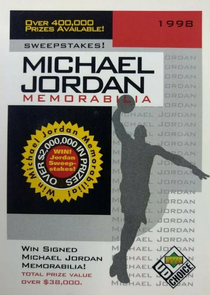 1998-99 UD Choice Preview Michael Jordan #SW1 card image