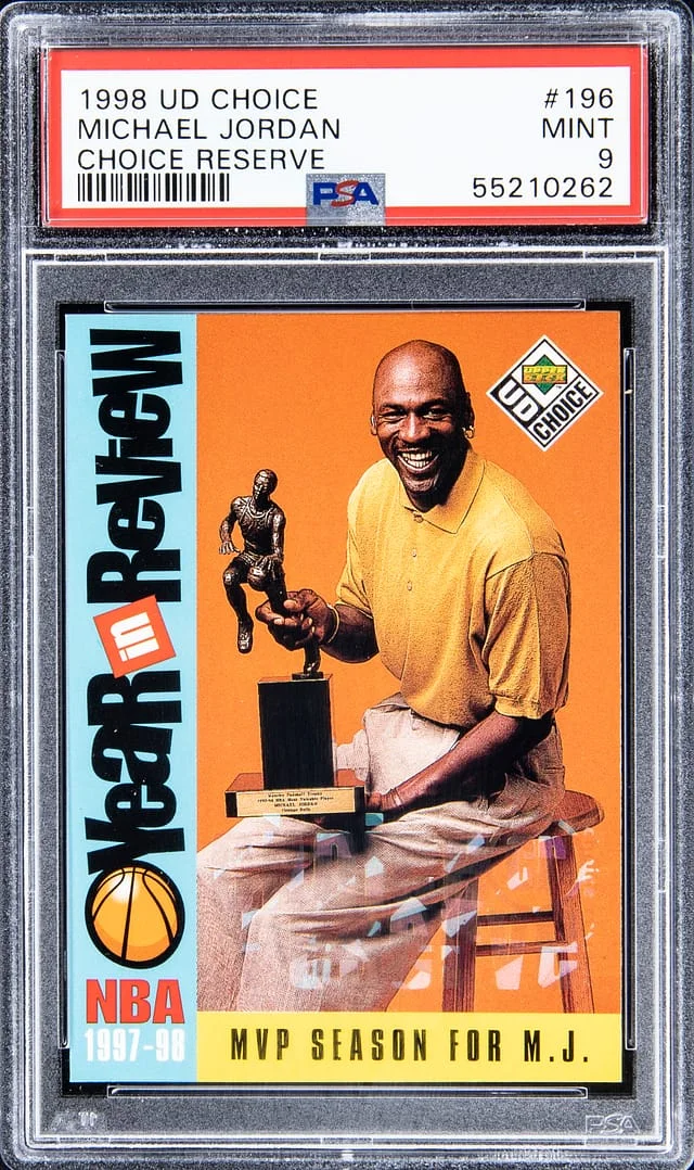 1998-99 UD Collector's Choice Reserve Michael Jordan #196 card image