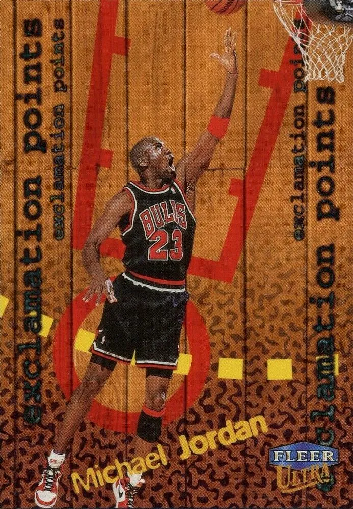 1998-99 Ultra Michael Jordan Exclamation Points #6 card image