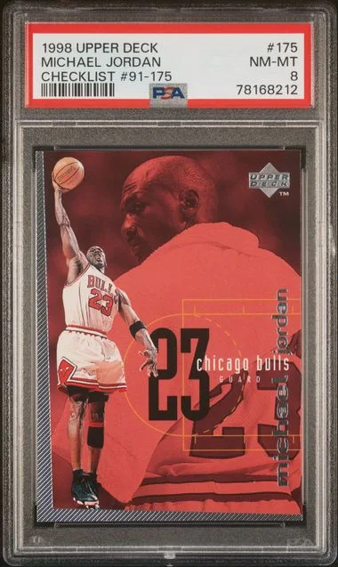 1998-99 Upper Deck #175 Michael Jordan Checklist #91-175 card image