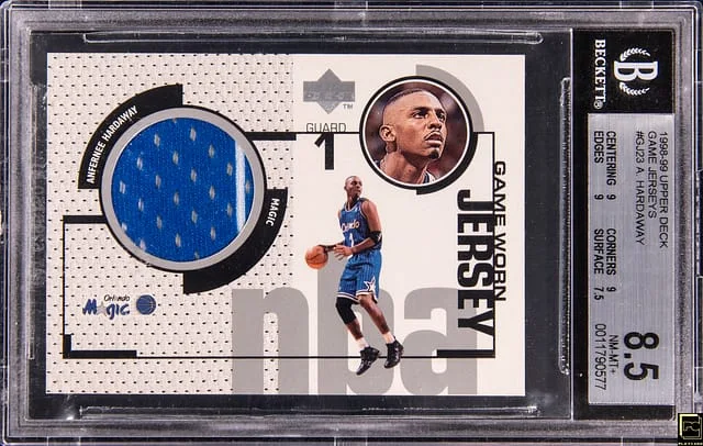 1998-99 Upper Deck Anfernee Hardaway Game Jerseys #GJ23 card image