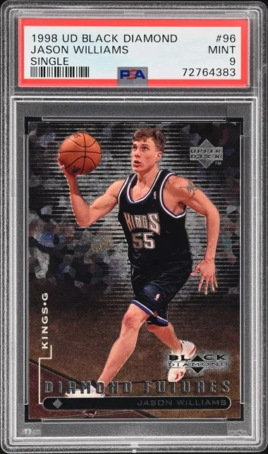 1998-99 Upper Deck Black Diamond Jason Williams Single #96 card image
