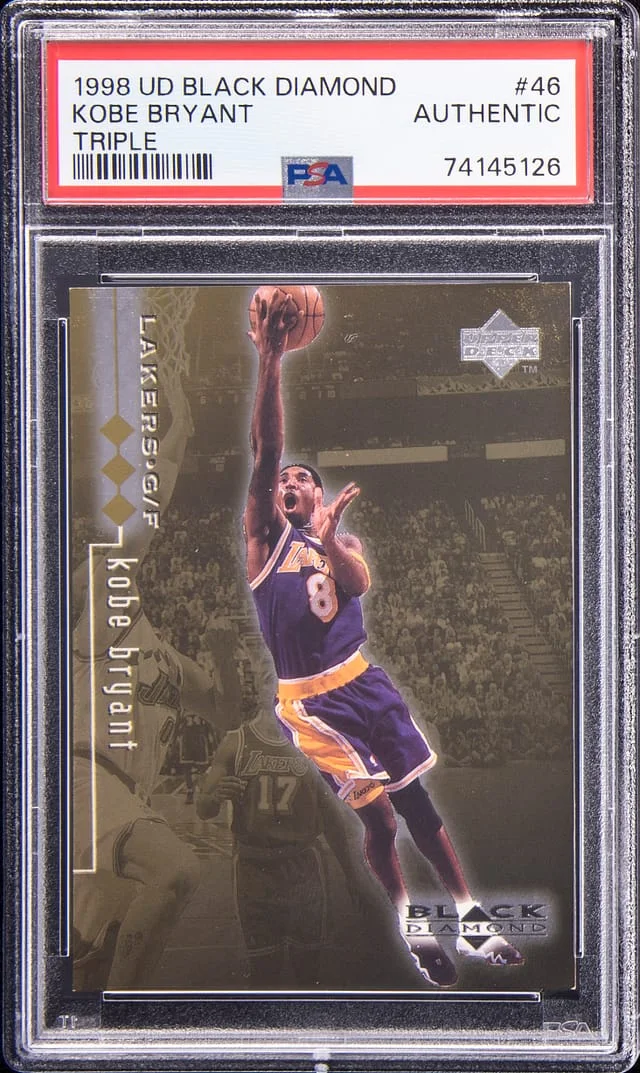 1998-99 Upper Deck Black Diamond Kobe Bryant Single #46 card image