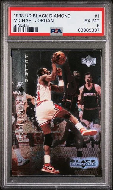 1998-99 Upper Deck Black Diamond Michael Jordan Single #1 card image