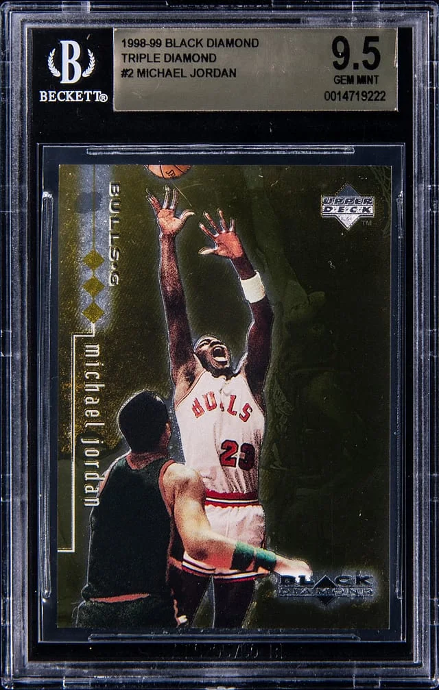 1998-99 Upper Deck Black Diamond Michael Jordan Single #2 card image