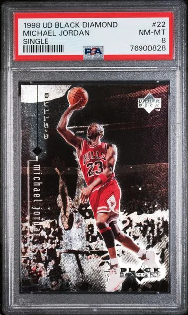 1998-99 Upper Deck Black Diamond Michael Jordan Single #22 card image