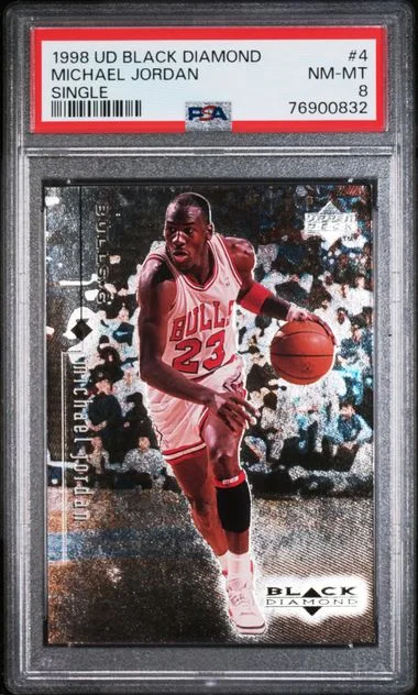 1998-99 Upper Deck Black Diamond Michael Jordan Single #4 card image