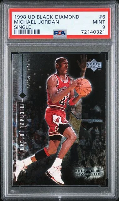 1998-99 Upper Deck Black Diamond Michael Jordan Single #6 card image