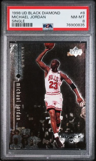 1998-99 Upper Deck Black Diamond Michael Jordan Single #8 card image