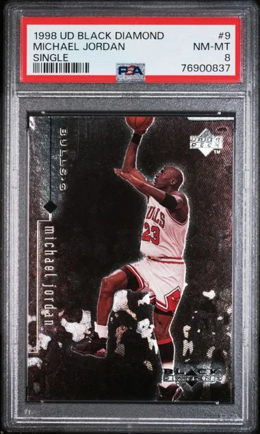 1998-99 Upper Deck Black Diamond Michael Jordan Single #9 card image