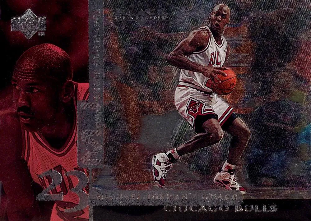 1998-99 Upper Deck Black Diamond Michael Jordan MJ Sheer Brilliance #B1 card image