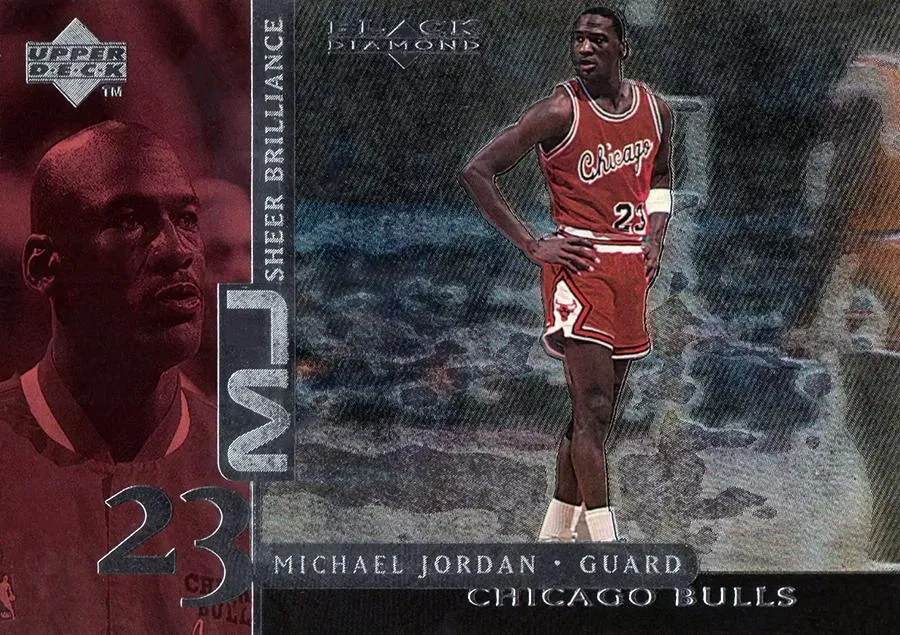 1998-99 Upper Deck Black Diamond Michael Jordan MJ Sheer Brilliance #B14 card image
