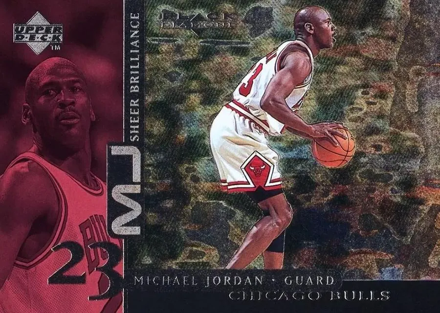1998-99 Upper Deck Black Diamond Michael Jordan MJ Sheer Brilliance #B15 card image
