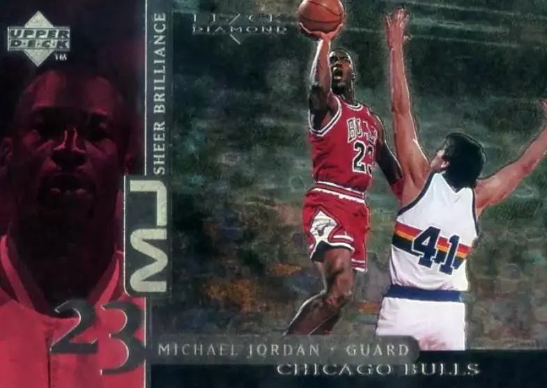 1998-99 Upper Deck Black Diamond Michael Jordan MJ Sheer Brilliance #B16 card image