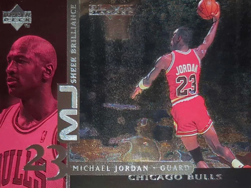 1998-99 Upper Deck Black Diamond Michael Jordan MJ Sheer Brilliance #B2 card image