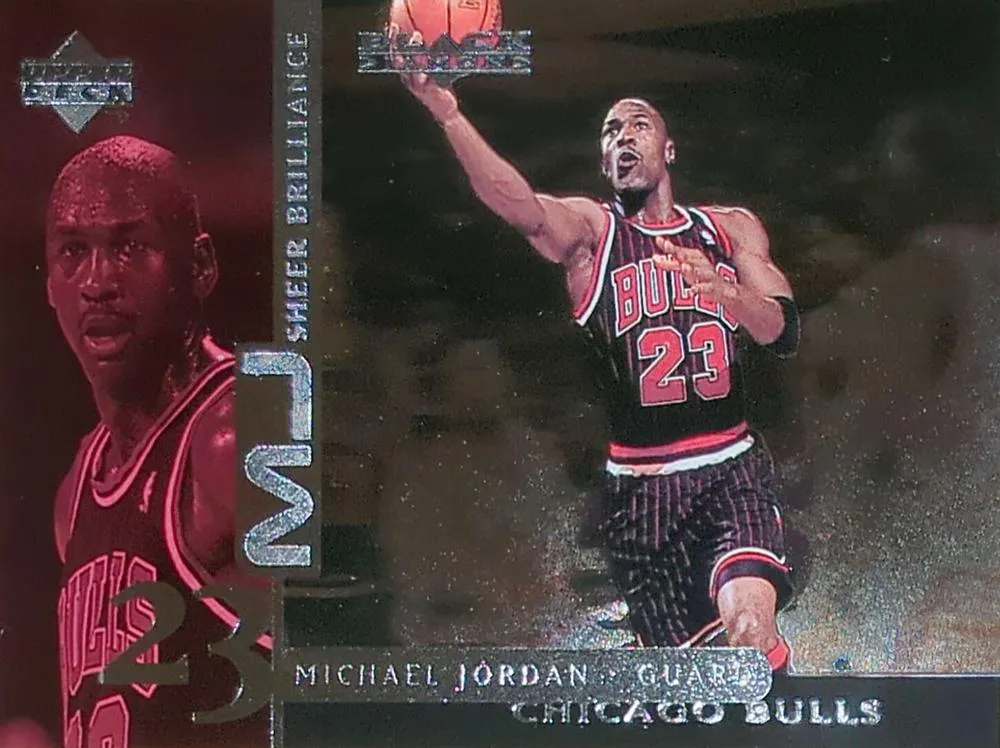 1998-99 Upper Deck Black Diamond Michael Jordan MJ Sheer Brilliance #B21 card image