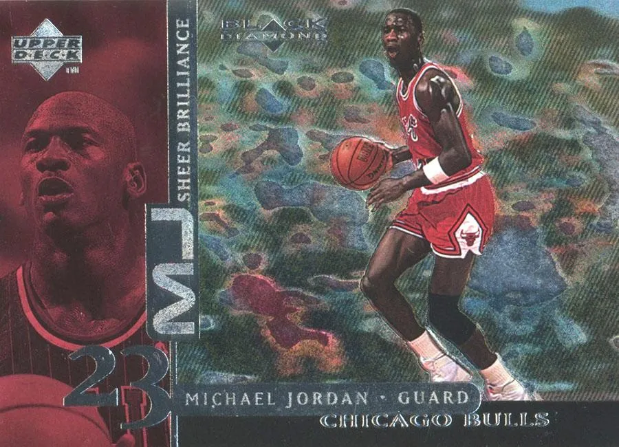 1998-99 Upper Deck Black Diamond Michael Jordan MJ Sheer Brilliance #B22 card image
