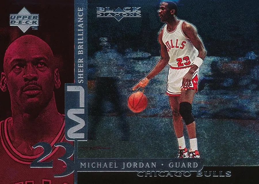 1998-99 Upper Deck Black Diamond Michael Jordan MJ Sheer Brilliance #B3 card image