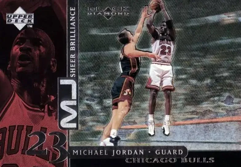 1998-99 Upper Deck Black Diamond Michael Jordan MJ Sheer Brilliance #B30 card image