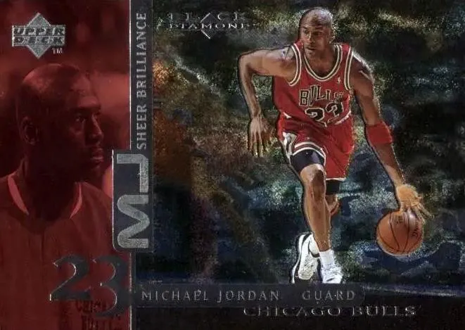 1998-99 Upper Deck Black Diamond Michael Jordan MJ Sheer Brilliance #B4 card image