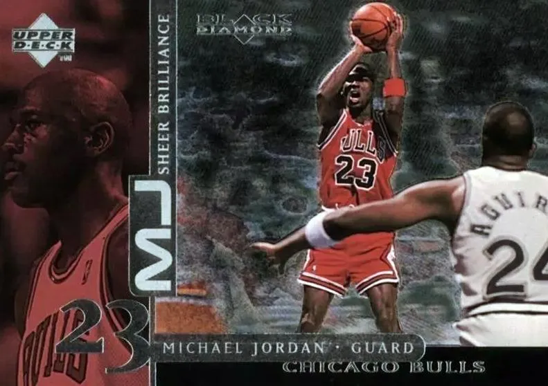 1998-99 Upper Deck Black Diamond Michael Jordan MJ Sheer Brilliance #B6 card image