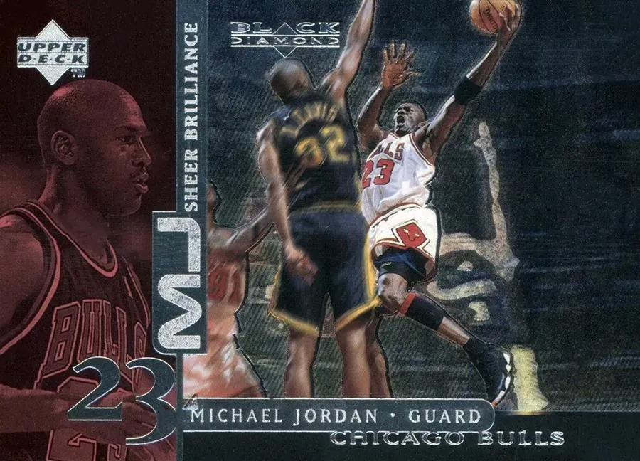 1998-99 Upper Deck Black Diamond Michael Jordan MJ Sheer Brilliance #B7 card image