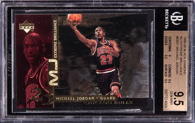1998-99 Upper Deck Black Diamond Michael Jordan MJ Extreme Brilliance #EB21 card image
