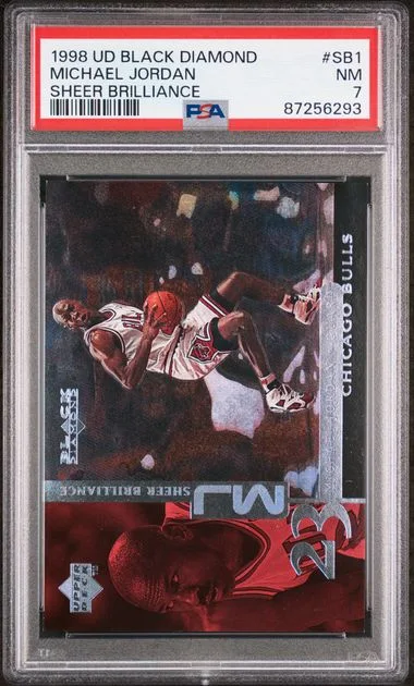 1998-99 Upper Deck Black Diamond Michael Jordan Sheer Brilliance #SB1 card image