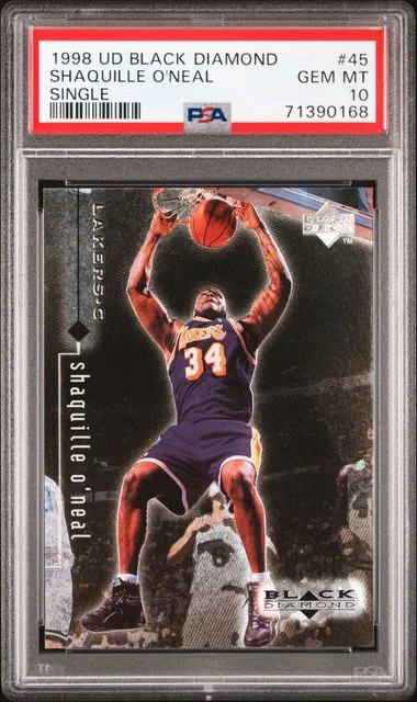 1998-99 Upper Deck Black Diamond Shaquille O'Neal Single #45 card image