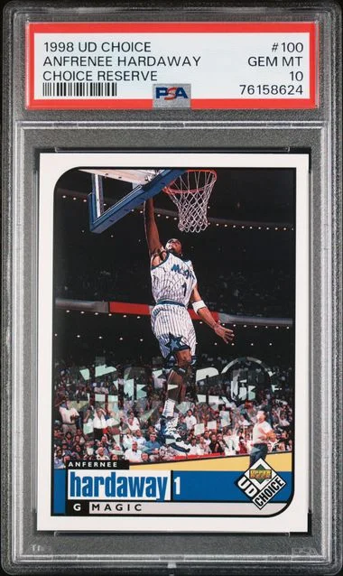1998-99 Upper Deck Choice Anfrenee Hardaway Reserve #100 card image