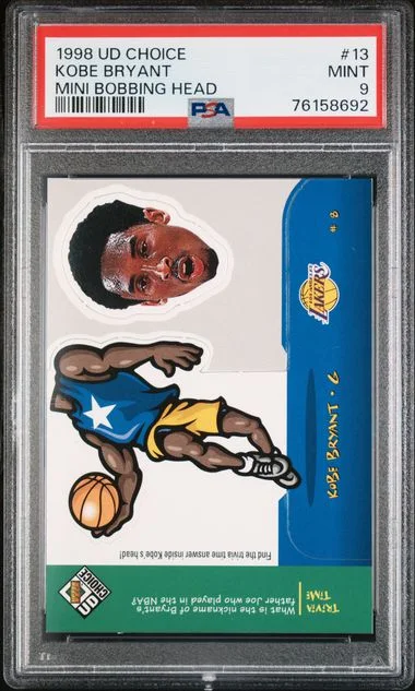 1998-99 Upper Deck Choice Kobe Bryant Mini Bobbing Head #13 card image