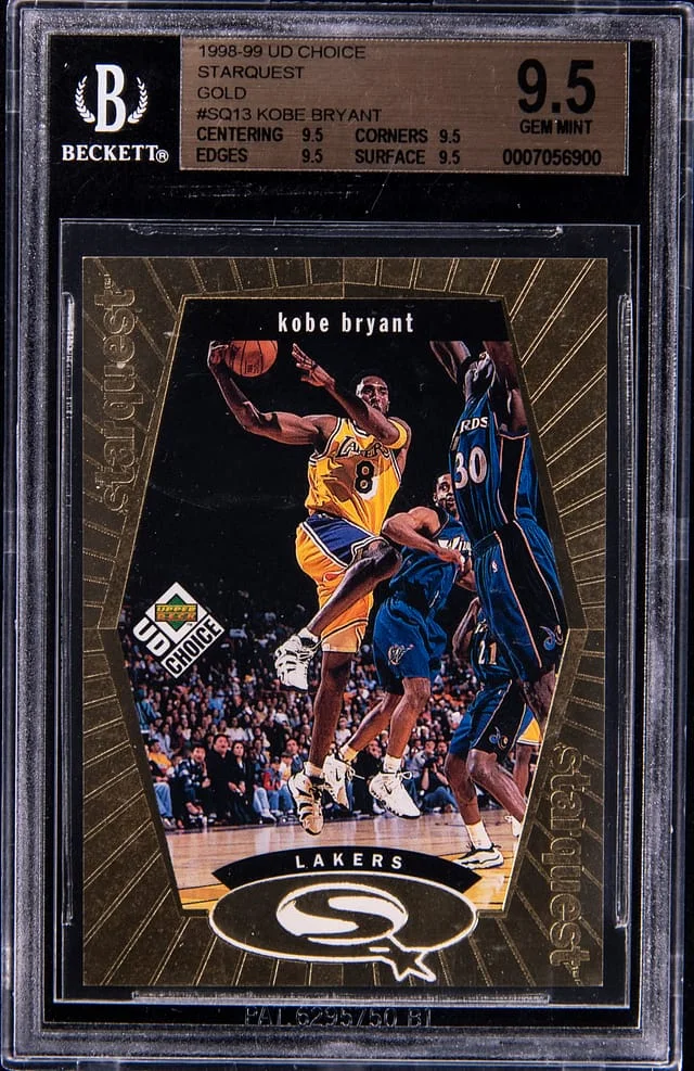 1998-99 Upper Deck Choice Kobe Bryant Starquest Gold #SQ13 card image