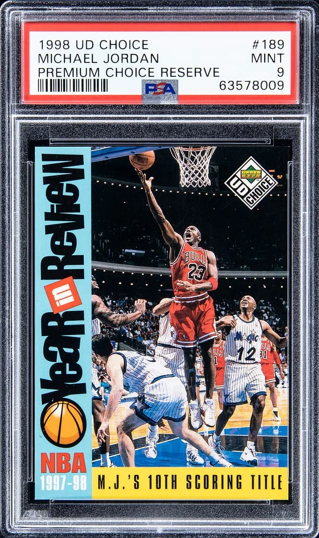 1998-99 Upper Deck Choice Michael Jordan Premium Choice Reserve #189 card image