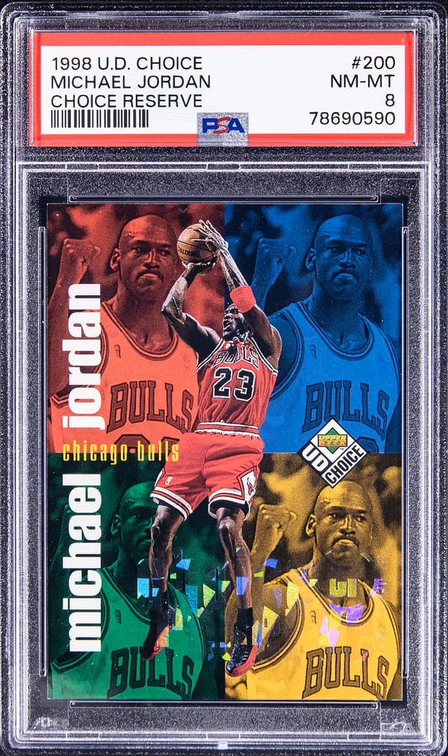 1998-99 Upper Deck Choice Michael Jordan Reserve #200 card image