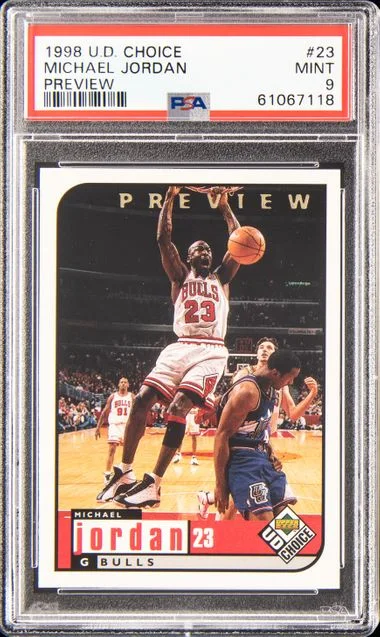 1998-99 Upper Deck Choice Michael Jordan Preview #23 card image