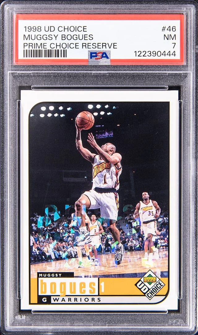 1998-99 Upper Deck Choice Muggsy Bogues Prime Choice Reserve #46 card image