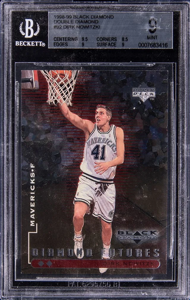 1998-99 Upper Deck Dirk Nowitzki Double Diamond #92 card image