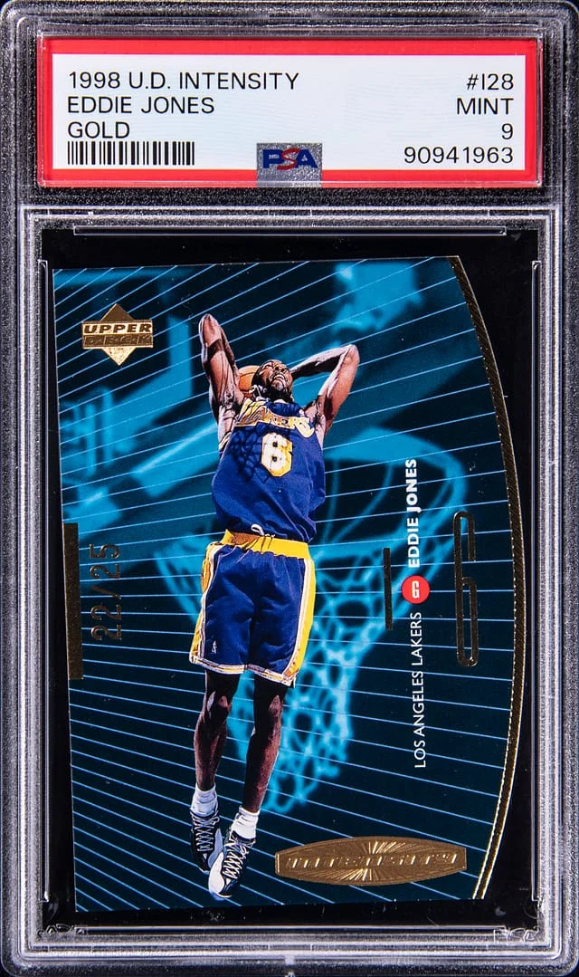 1998-99 Upper Deck Eddie Jones Intensity Gold #I28 card image