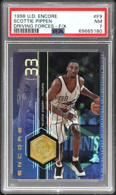 1998-99 Upper Deck Encore Scottie Pippen Driving Forces F/X #F9 card image