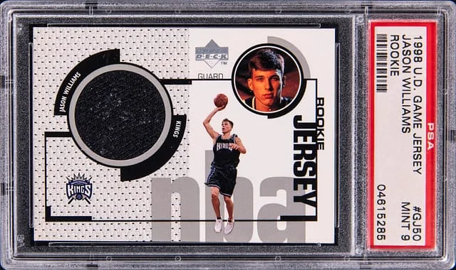 1998-99 Upper Deck Game Jersey Jason Williams #GJ50 card image