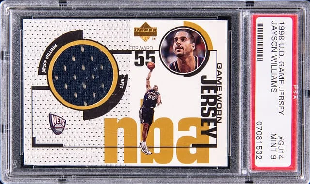 1998-99 Upper Deck Game Jersey Jayson Williams Game-Used #GJ14 card image