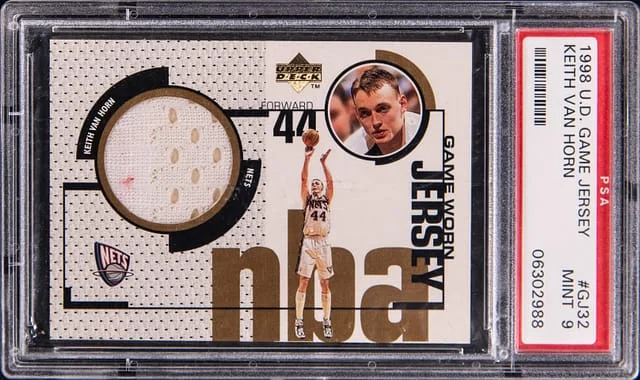 1998-99 Upper Deck Game Jersey Keith Van Horn Game-Used #GJ32 card image