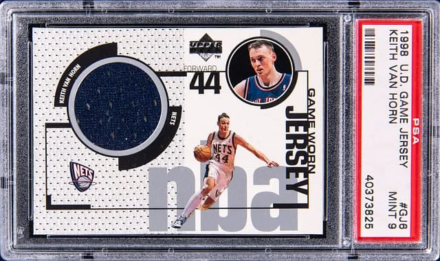 1998-99 Upper Deck Game Jersey Keith Van Horn Game-Used #GJ6 card image