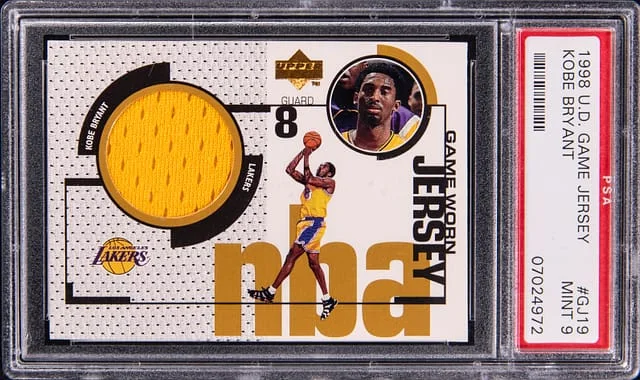 1998-99 Upper Deck Game Jersey Kobe Bryant Game-Used #GJ19 card image