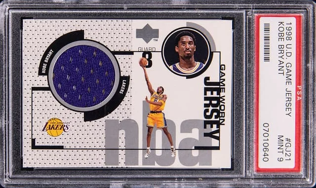 1998-99 Upper Deck Game Jersey Kobe Bryant Game-Used #GJ21 card image