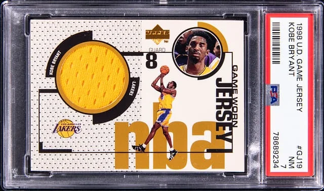 1998-99 Upper Deck Game Jersey Kobe Bryant #GJ19 card image