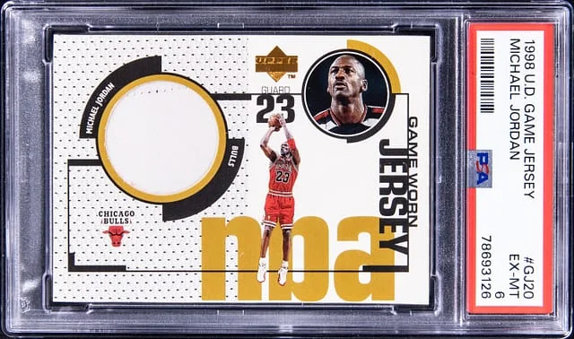 1998-99 Upper Deck Game Jersey Michael Jordan #GJ20 card image