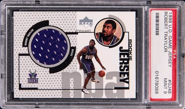 1998-99 Upper Deck Game Jersey Robert Traylor #GJ48 card image