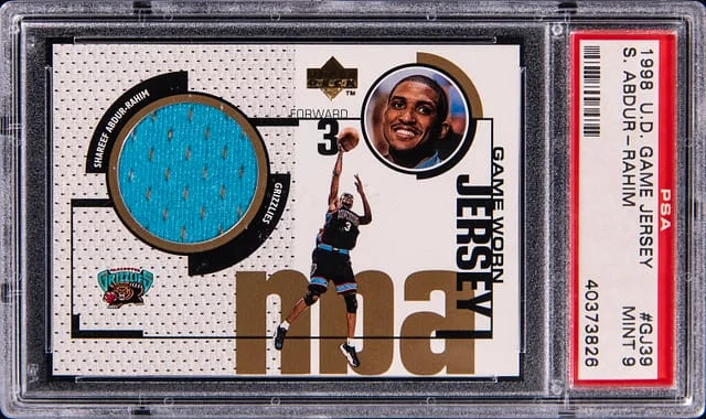 1998-99 Upper Deck Game Jersey Shareef Abdur-Rahim Game-Used #GJ39 card image